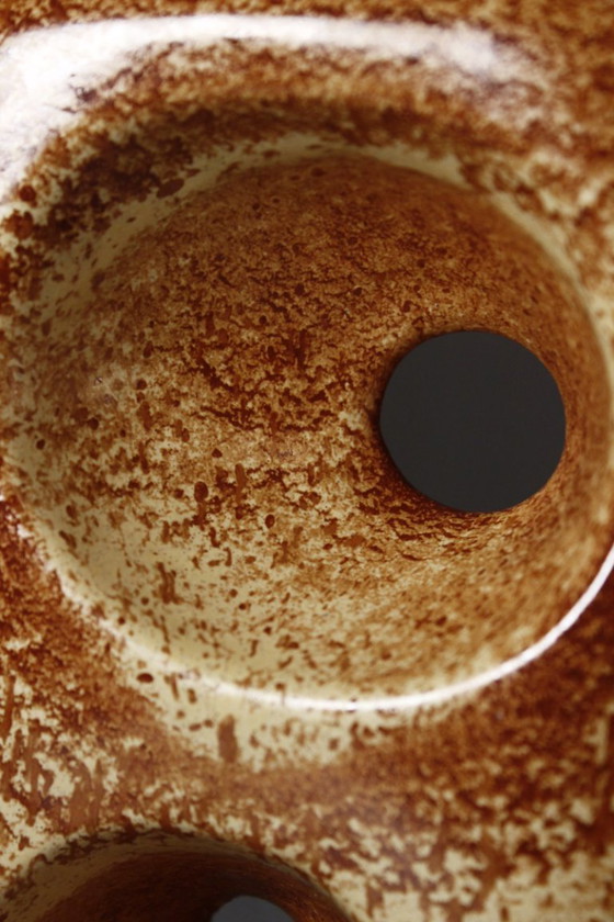 Image 1 of Roberto Rigon & Bertoncello Ceramiche - Openwork vase, Italian design, 1970s
