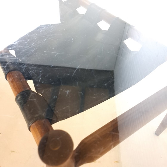 Table basse vintage en teck, design danois des années 1970, avec verre fumé. – Tables basses, Wood, Glass (photo 9 of 10)
