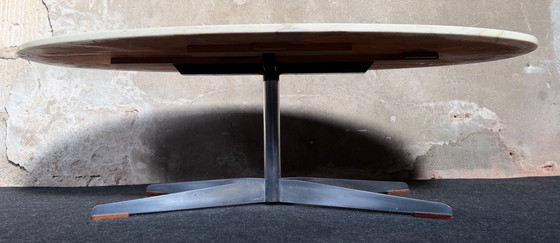 Image 1 of Vintage Coffee Table Marble Chrome