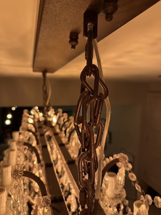 Lampadario rettangolare in cristallo Timothy Oulton – 125cm / 24 luci – Metallo (photo 5 of 5)