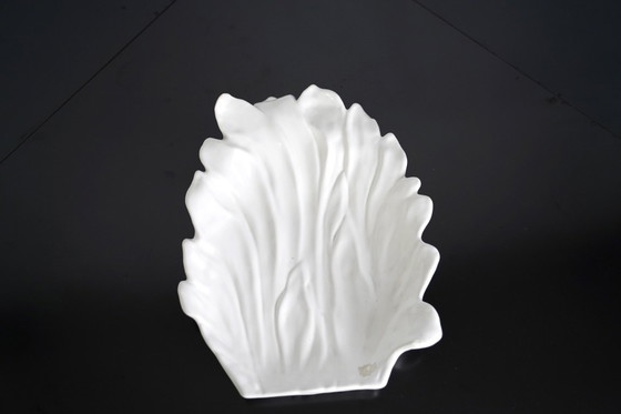 Image 1 of Großes weißes Keramik-Mittelstück von Tommaso Barbi, Italien, 1970er Jahre