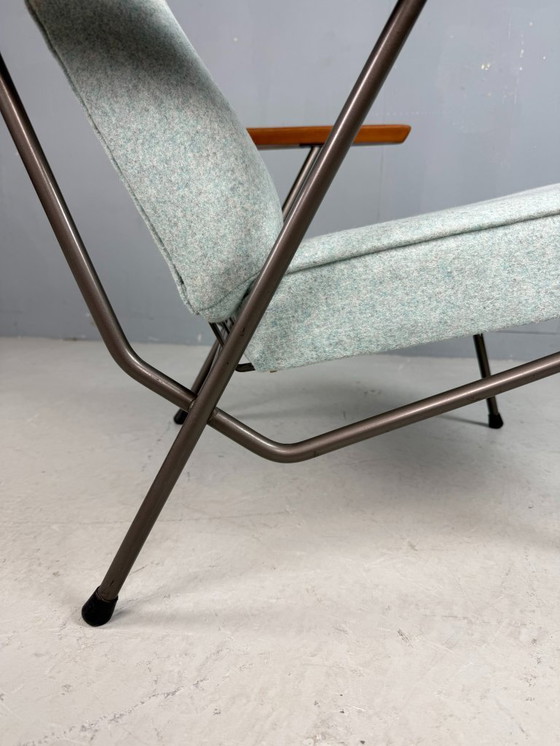 Image 1 of Koene Oberman Fauteuil Met Teak Armleuningen Voor Gelderland, 1954