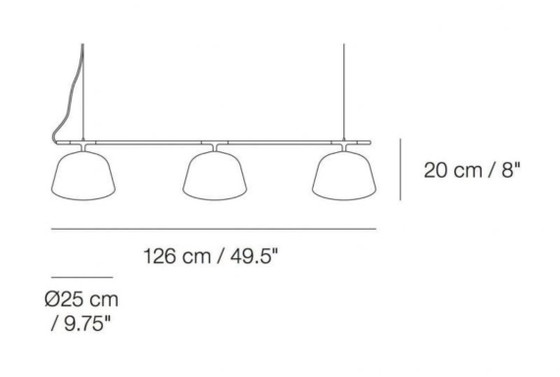 Muuto Ambit Rail Pendant lamp – Metal (photo 4 of 5)