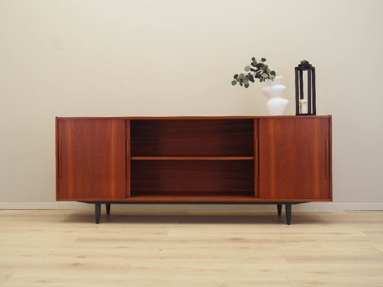 Image 1 of Teakhouten dressoir, Deens ontwerp, jaren 70, fabrikant: Denemarken
