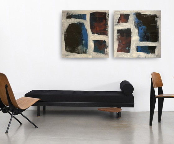 Image 1 of Gemälde • Quadrivium 1439 • XXL-Diptychon • Masaki Kazushi • Abstrakter Expressionismus