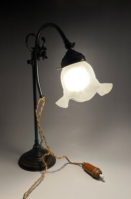 Lampe Art Nouveau Art Déco Art Nouveau - laiton / bronze