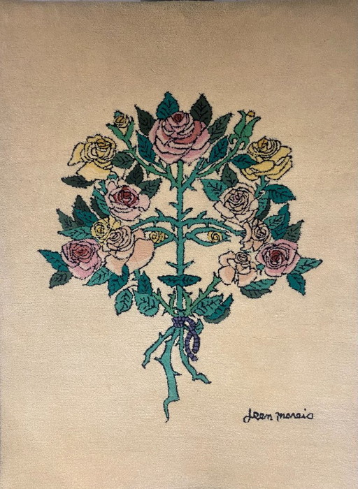 Jean Marais - Tapestry Signed 1965 Ateliers de Cogolin