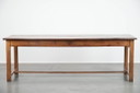 Grande table de ferme française ancienne pour 6 à 8 personnes