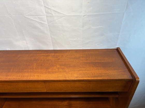 Mid-Century Modern Stonehill Stateroom Teak Highboard – 1960 – Sideboard, Wood (photo 9 of 14)