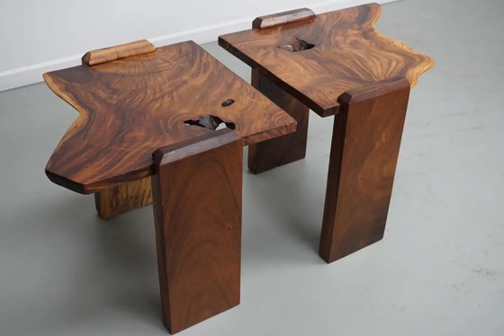 Image 1 of Vintage Coffee Tables in Walnut, ca. 1970/1980