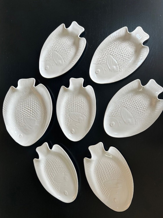 Image 1 of porcelain fish service