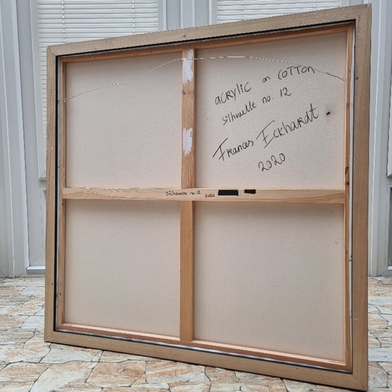 Image 1 of Frances Eckhardt - figurative painting hand-painted modern art 90x90 cm