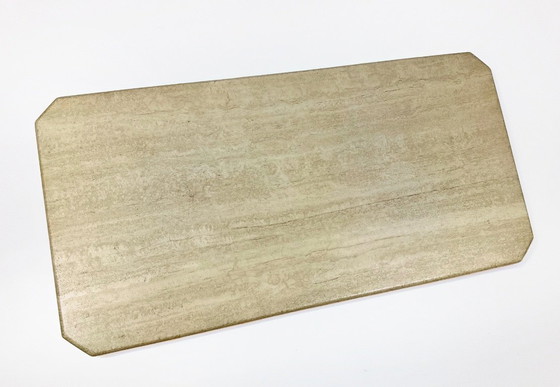 Image 1 of Vintage 1970s coffee table in travertin