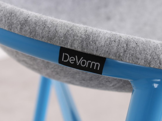 Image 1 of 6x tabouret de bar De Vorm LJ3 bleu/gris