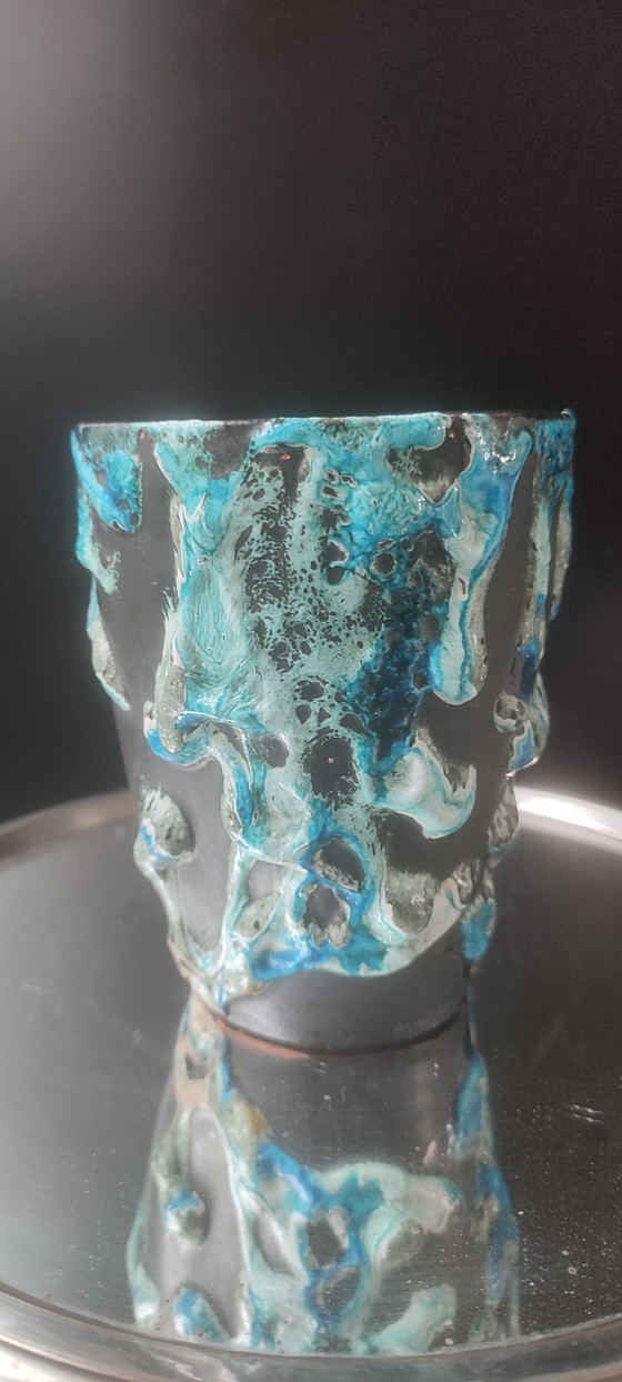 Image 1 of Frühstücksset, Cyclope-Keramik, Glacier Enamels, Charles Cart
