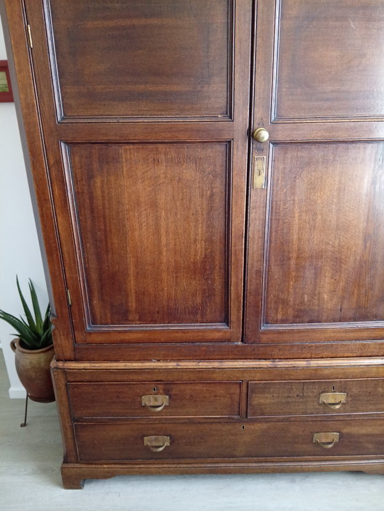 Armoire ancienne en chêne – Meubles de rangement, Wood, Brass (photo 19 of 20)