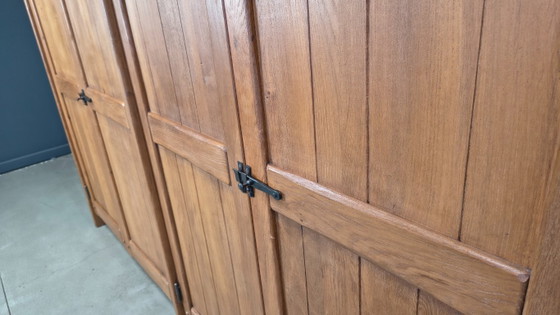 Image 1 of Armario XL de roble macizo de Kunstmeubelen Depuydt, Bélgica, años 60 