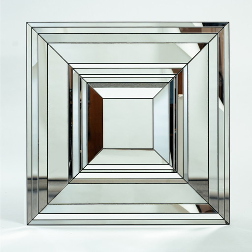 Miroir à facettes De Knudt Spiegel, Belgique, 1980