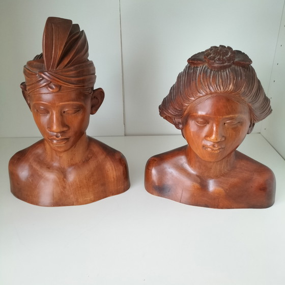 Image 1 of Javaanse Vrouw en Man 