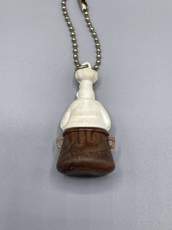 Amieux Frères Promotional Keychain - Chef Mascot – Wallets & small leather goods, Retro (photo 3 of 3)