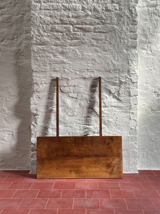 oude Franse eettafel met aanzetblad, houten penverbindingen – Wood (photo 10 of 27)