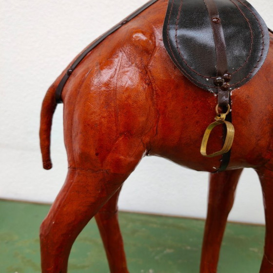 Image 1 of Vintage handmade leather Drommedaris statue