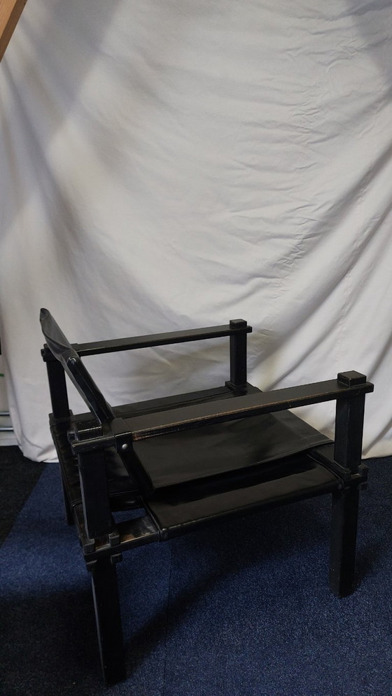 Image 1 of Farmer or Safari lounge chair and Table designed by Gerd Lange for Bofinger1965