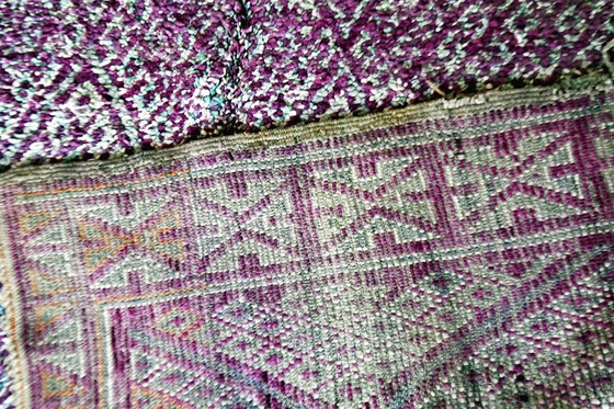 Image 1 of Paars Vintage Marokkaans Beni M'Guild Vloerkleed - 280 x 200 cm