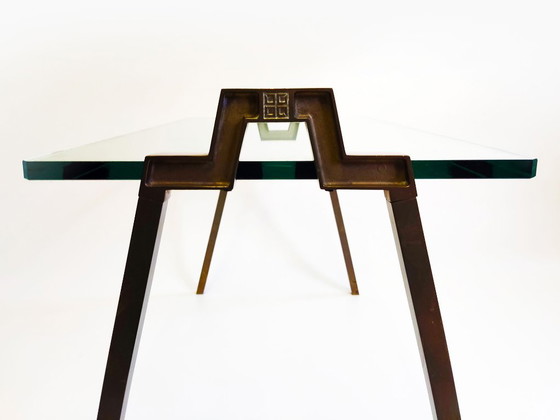 Mesa auxiliar modelo T21 de Peter Ghyczy – Mesas auxiliares, Brass, Metal (photo 11 of 17)