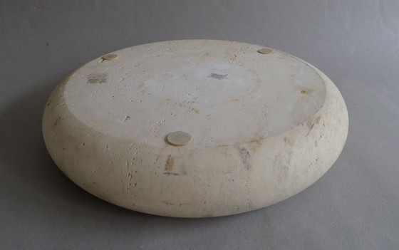 Image 1 of Carrara Traventin Schale Design Alessandro Giusti/ Egidio Di Rosa UP&UP 70s