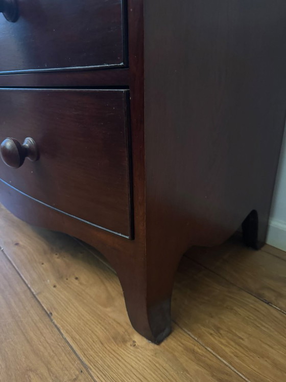Eichholtz Commode Bowfront Acajou – Bois, Klassiek (photo 5 of 8)