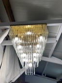 Vintage Murano Italiaanse hanglamp 1970