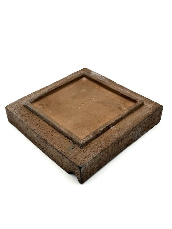 Image 1 of Keramische asbak in space age-stijl uit het midden van de 20e eeuw, Aldo Londi Bitossi, Italië, jaren 70.