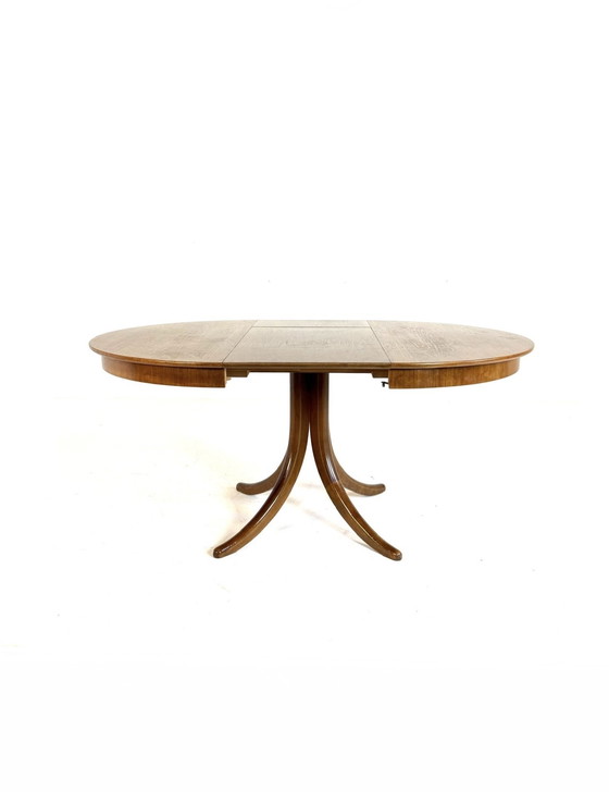 Image 1 of Vintage extendable teak dining table '60