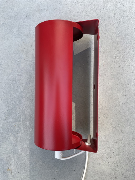 Lampe de chevet vintage IKEA rouge (mate) – leeslamp, Metal (photo 2 of 9)