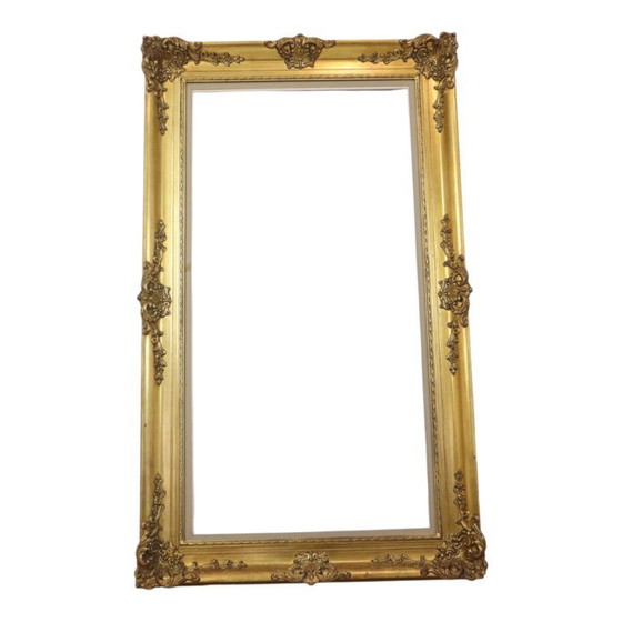 Image 1 of Grote Gouden Barok Stijl Lijst 121x71cm