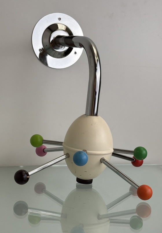 Image 1 of Vintage IKEA Sputnik Borsani wall coat rack - Space Age - Eighties