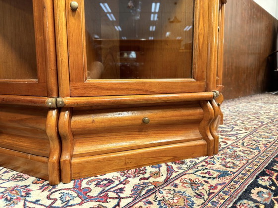 Libreria inglese semicircolare originale Globe Wernicke – Librerie, Vetro, Legno (photo 14 of 16)