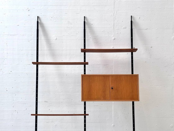 Image 1 of Étagère murale télescopique avec armoire suspendue, années 1960