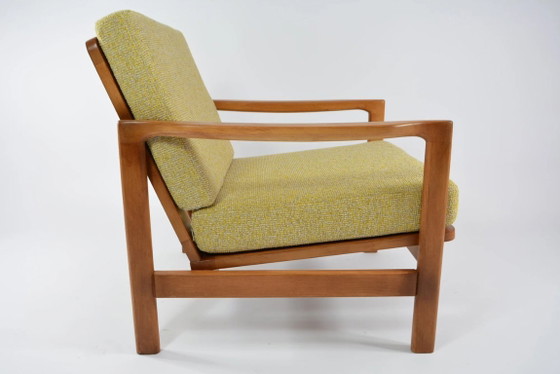 Image 1 of gevlekte gele BZ fauteuil