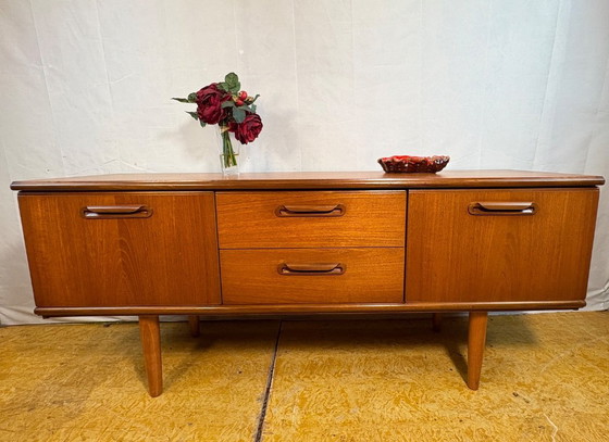 Image 1 of Mid-Century Retro Vintage Teak Sideboard by G Plan 1960s  Scandinavian Influence • British Design Classic • Timeless Storage  