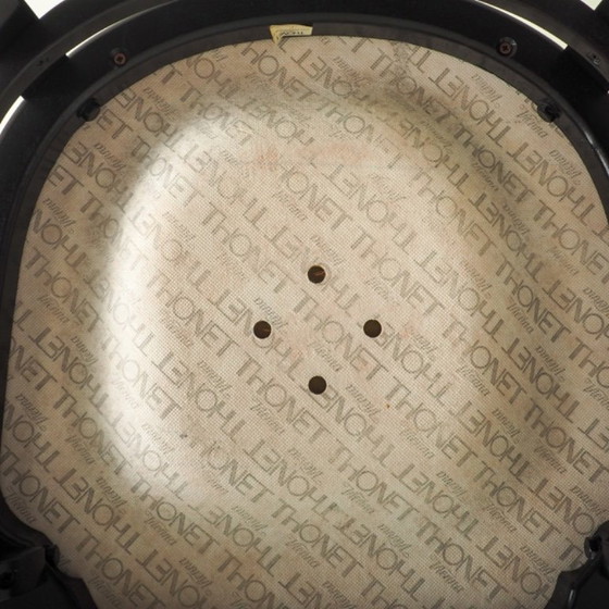 Image 1 of Poltrona nera con pelle turchese di Marcel Kammerer per Thonet