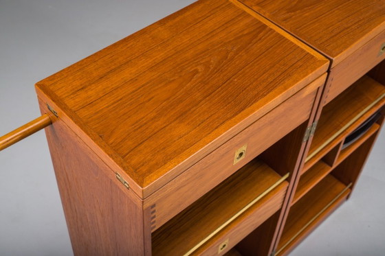 Vintage Teak Bar Cabinet by Reno Wahl Iversen for Dyrlund, Denmark, 1960s – Bar carts, Wood (photo 14 of 24)