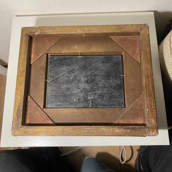 Image 1 of Paar britische Marine-Ölgemälde aus dem 19. Jahrhundert – G. Rowney-Karton – Goldrahmen