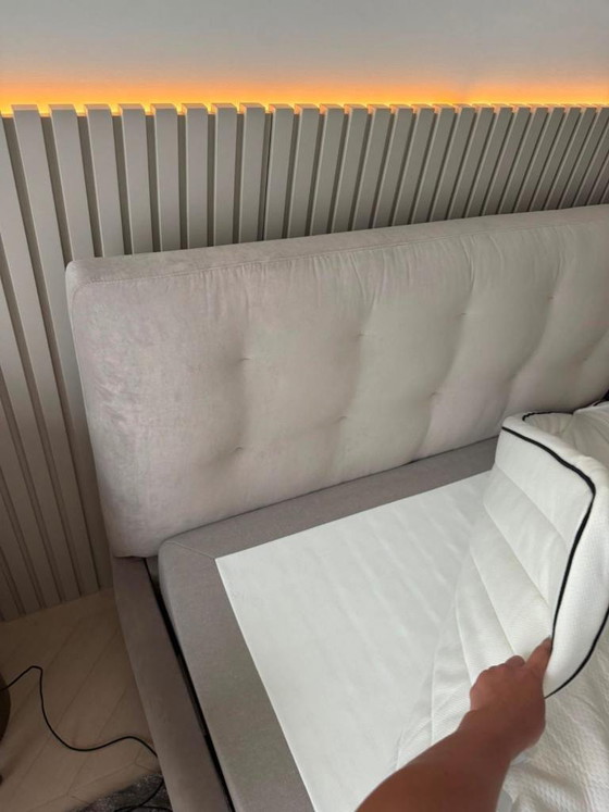 Letto Minotti Andersen + Materasso Carpe Diem Härmanö 135x190 – Letti matrimoniali, Velluto (photo 6 of 6)
