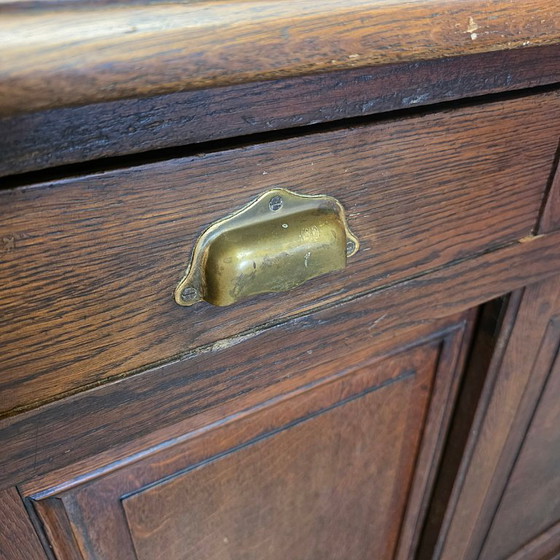 Buffet français ancien à portes coulissantes, seconde moitié du XIXe siècle – Buffet bas, Wood (photo 5 of 9)