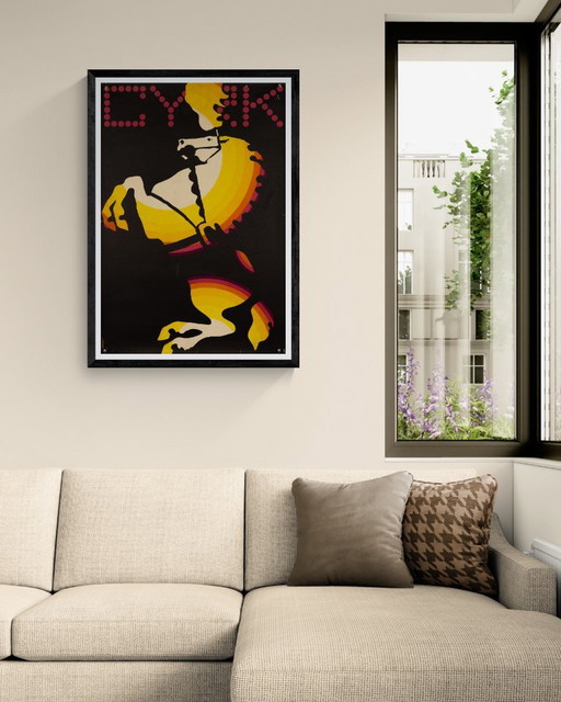 CYRK Pferd – 1979 – Original Vintage Zirkusplakat von Janowski – Polnische Plakatkunst – 97 x 66 cm – posters (photo 2 of 8)