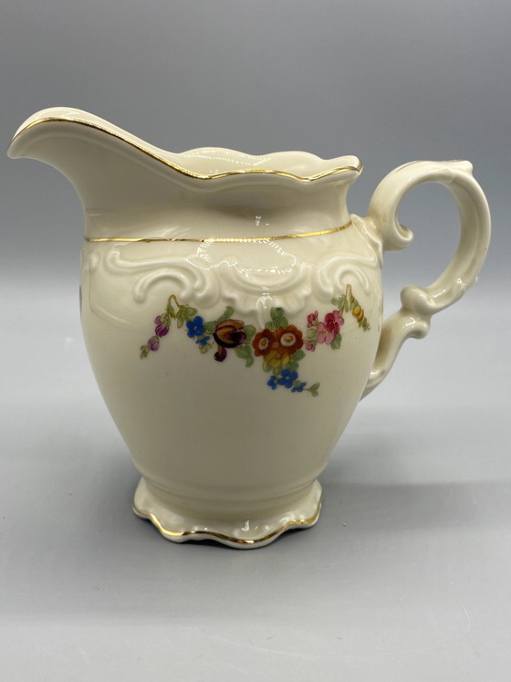 Schumann Arzberg Bavaria Porcelain Milk Jug with Floral Design – Decorative Objects (photo 3 of 6)