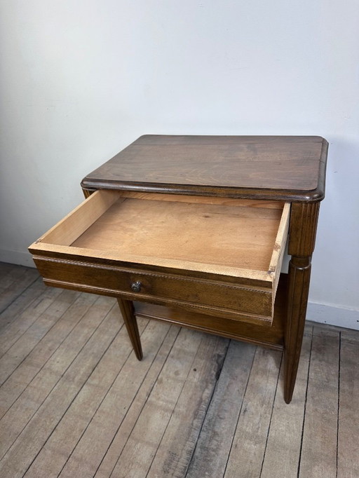 1940s Oak Side Table