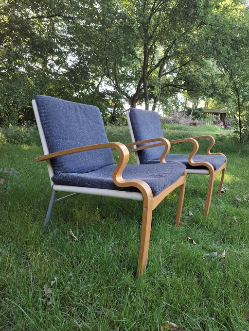 Vintage design IKEA Bjärred armchairs Johan Huldt